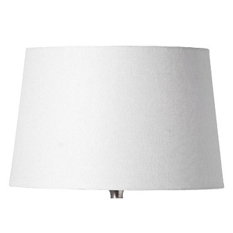 LNIANY ABAŻUR BASIC STRAIGHT SZARY 17cm